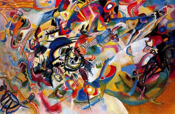 Vassily Kandinsky, Composition VII (1913) — image de démonstration, domaine public